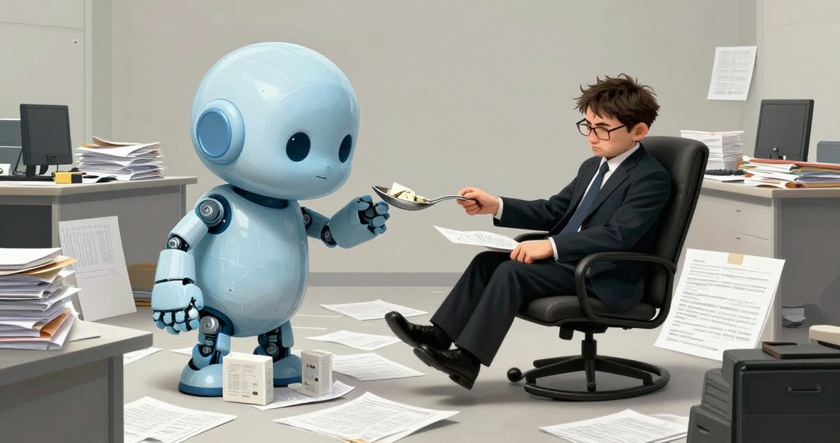「顧機器人」一週 6.4 小時：企業 AI 的隱形成本正在燒掉員工耐性